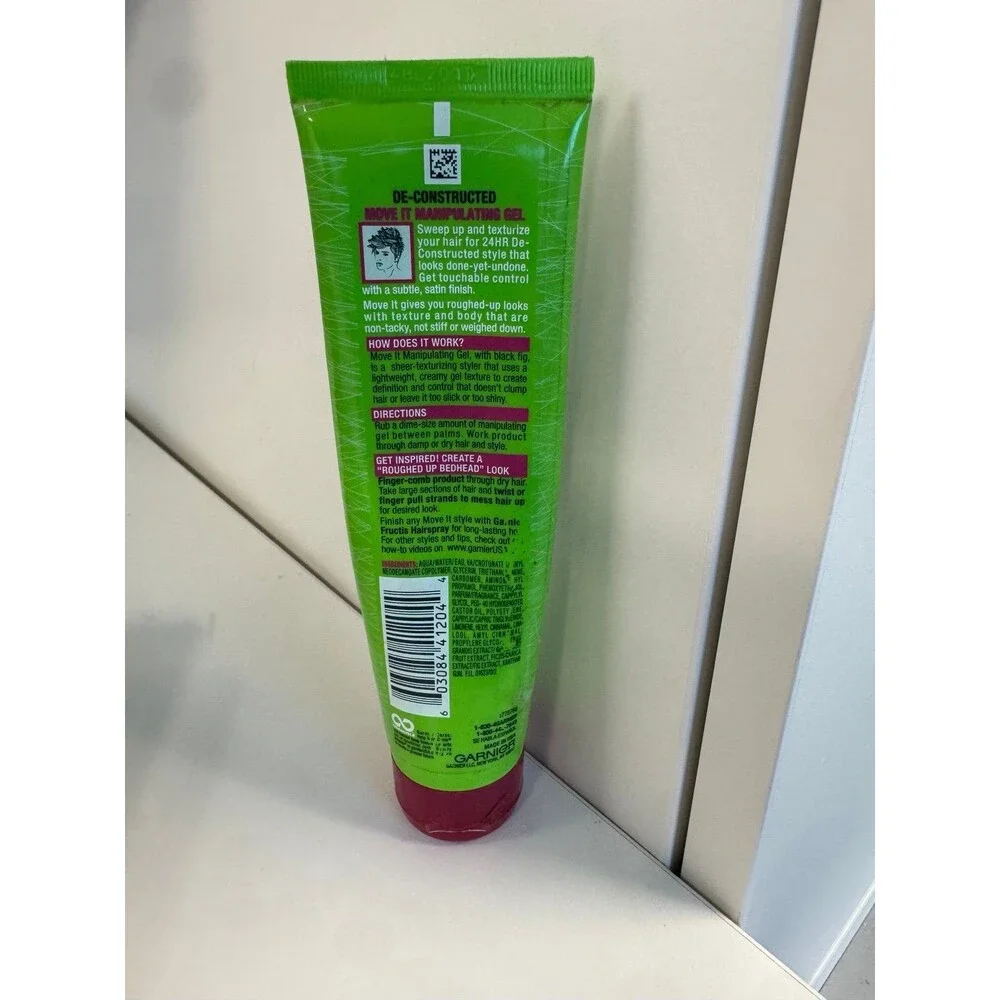 1 Garnier Fructis De-Constructed Move It Manipulating Gel Ultra Strong Hold 4